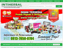 Tablet Screenshot of intiherbal.com